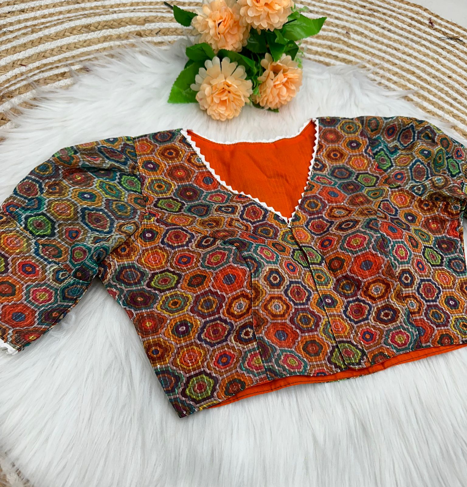 Beautiful Sabyasachi Alia Cut Boutique Pattern Blouse