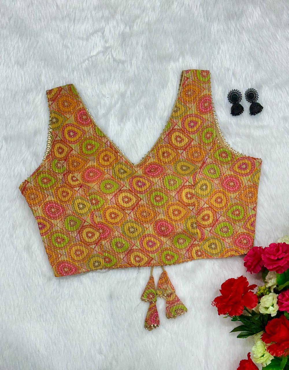 Beautiful Sabyasachi Dream Girl Boutique Pattern Blouse