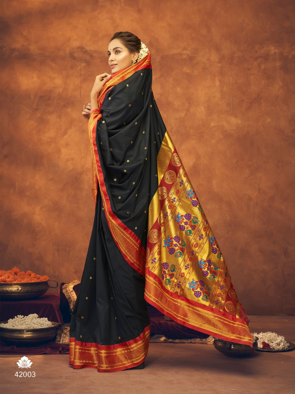 Beautiful Aaruchi Pure Silk Paithani with Maharani Pallu Saree