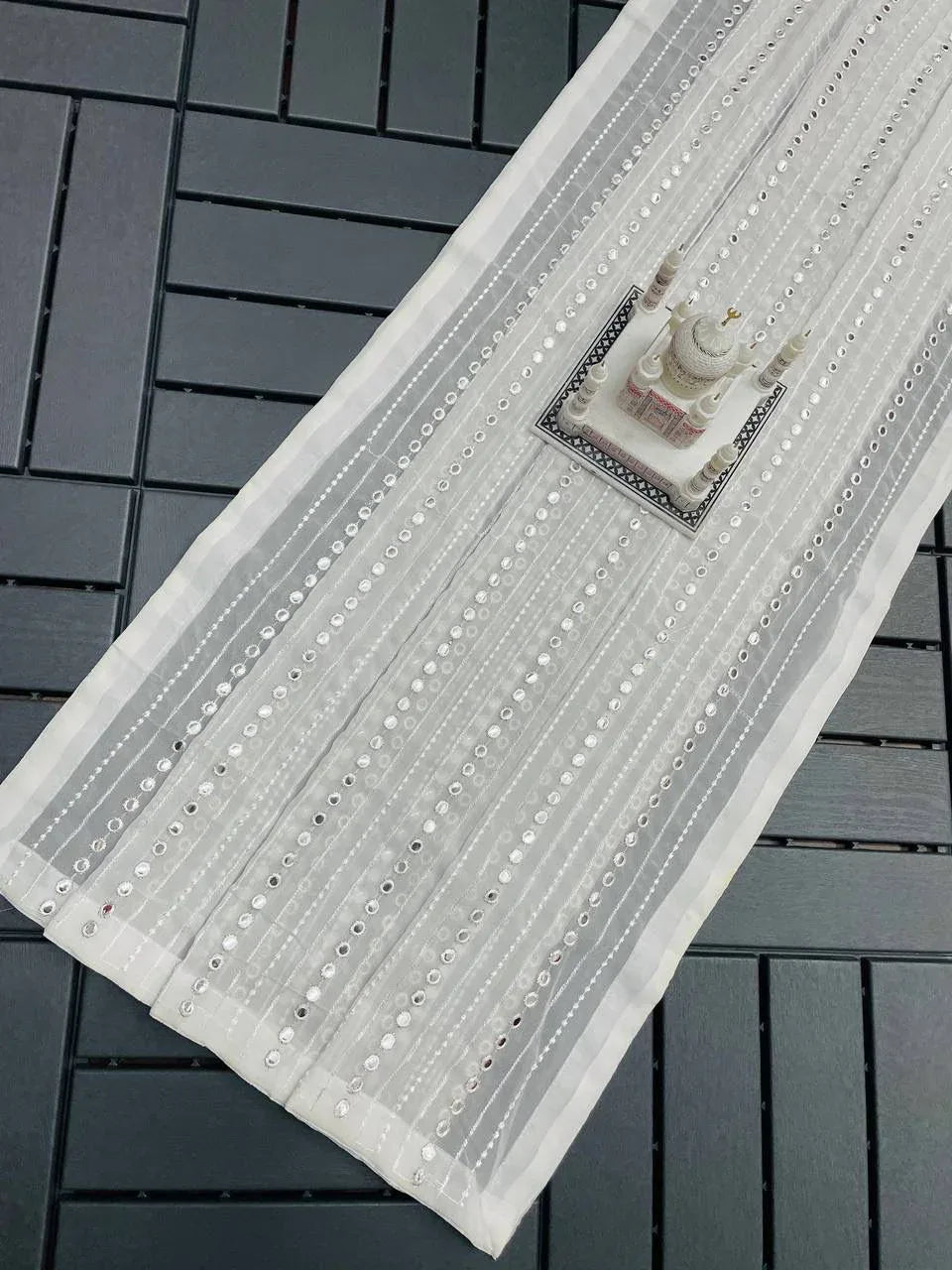 Bollywood Block Buster With Mirror Work Designer Saree