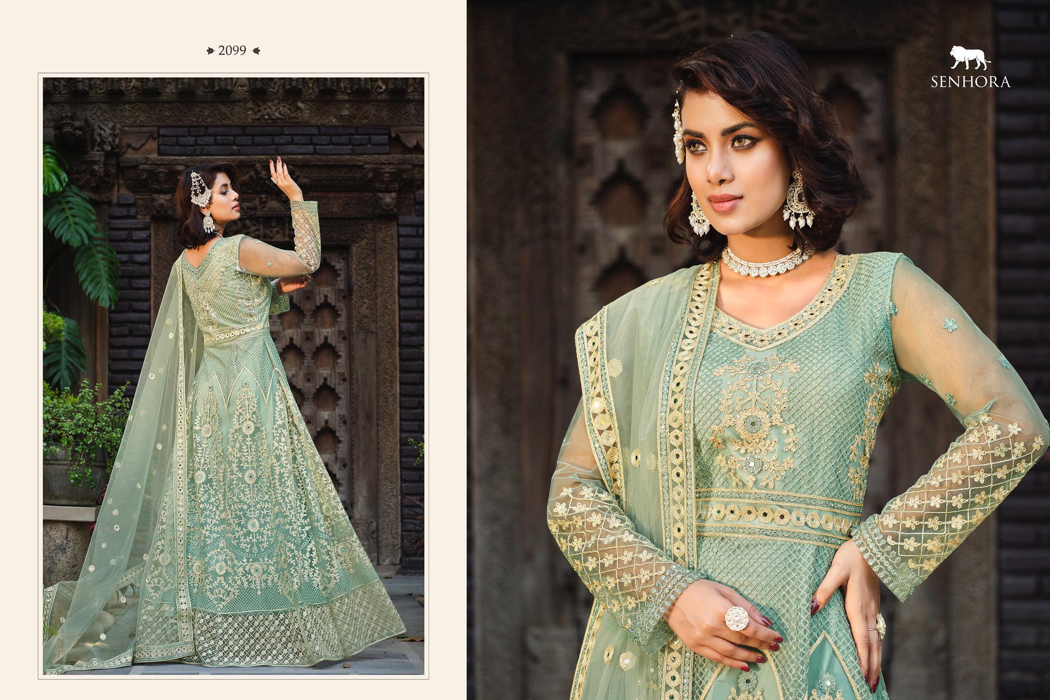 Senhora Amaira Festive Season Exclusive Designer Anarkali Suit Design 2099