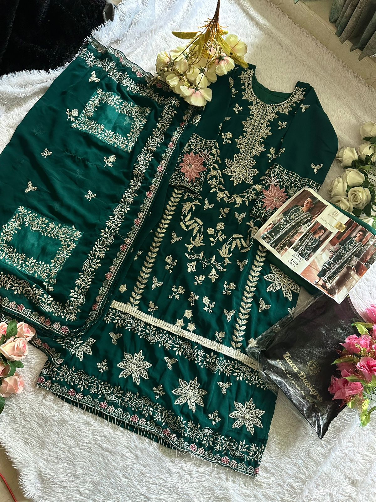 Ziaaz 357 Georgette Pakistani Salwar Kameez Collection