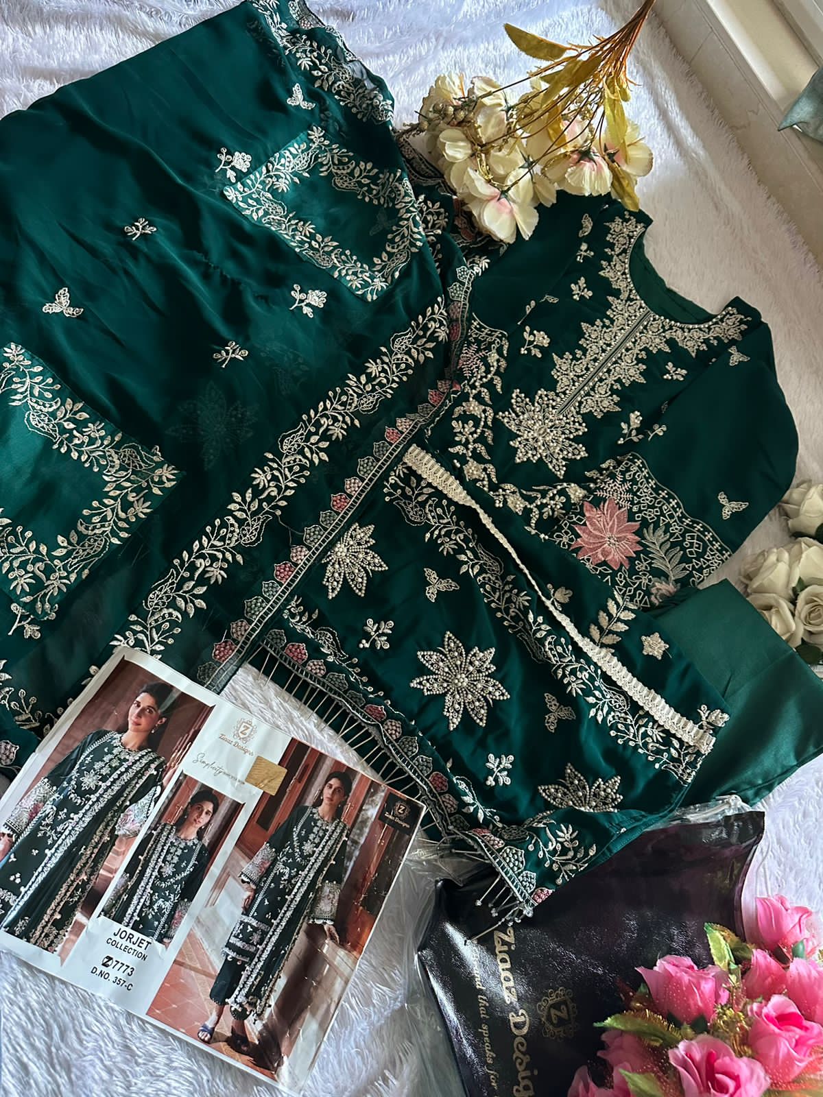 Ziaaz 357 Georgette Pakistani Salwar Kameez Collection