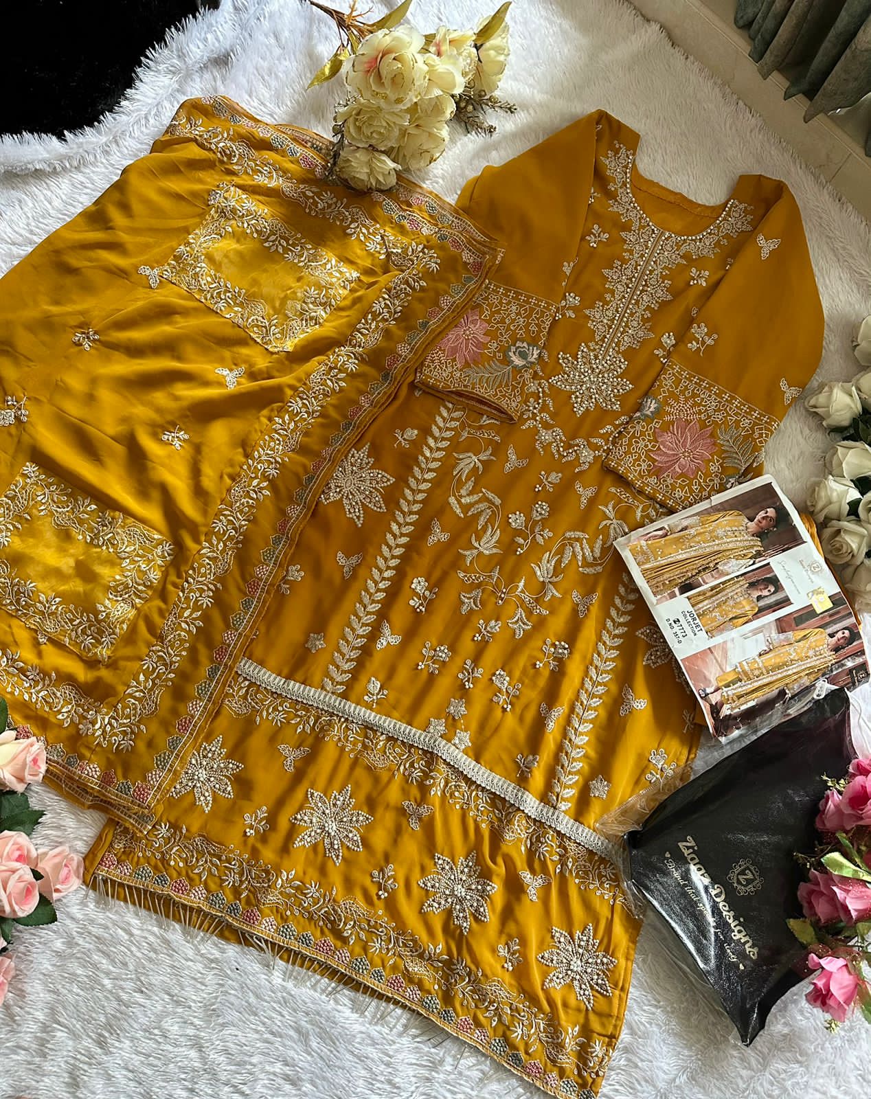 Ziaaz 357 Georgette Pakistani Salwar Kameez Collection