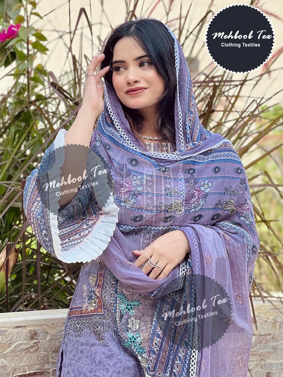 Pure Cotton Print Mehboob 1166 Salwar Suits