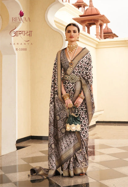 Rewaa Aaranya Superior Silk Saree Design 1088