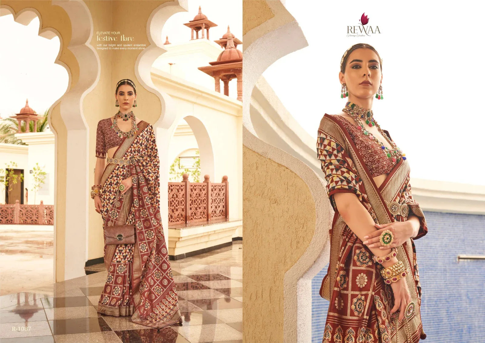 Rewaa Aaranya Superior Silk Saree Design 1087
