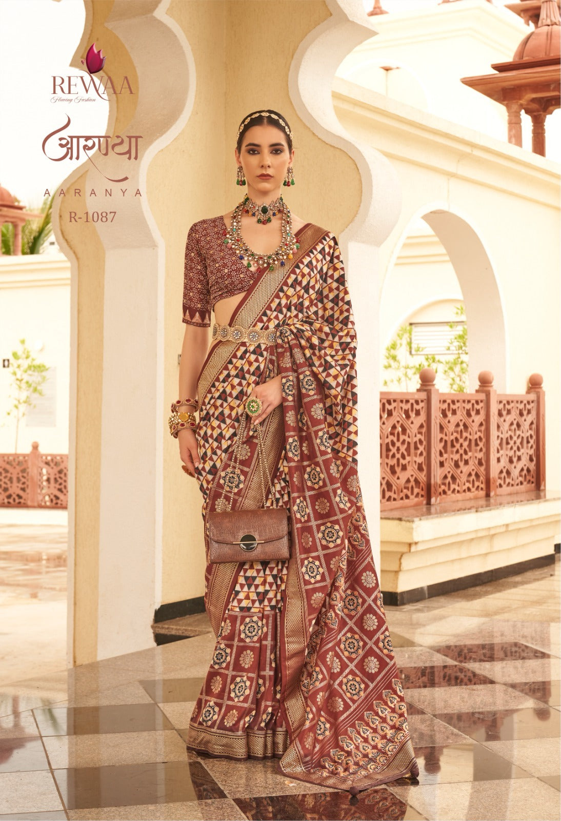 Rewaa Aaranya Superior Silk Saree Design 1087