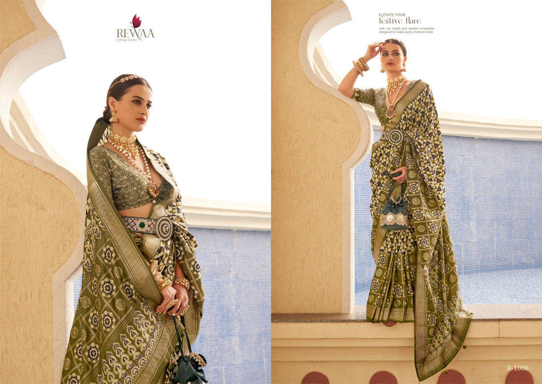 Rewaa Aaranya Superior Silk Saree Design 1086