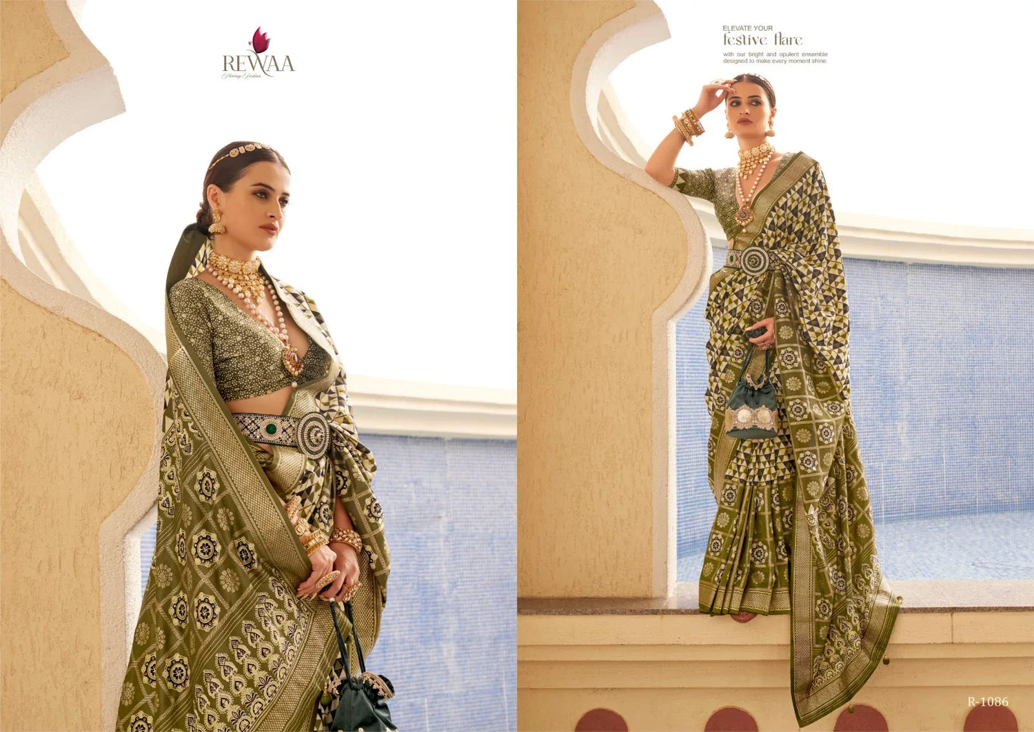 Rewaa Aaranya Superior Silk Saree Design 1086