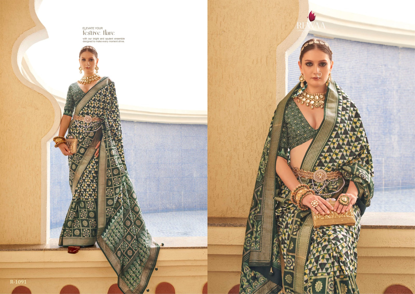 Rewaa Aaranya Superior Silk Saree Design 1091