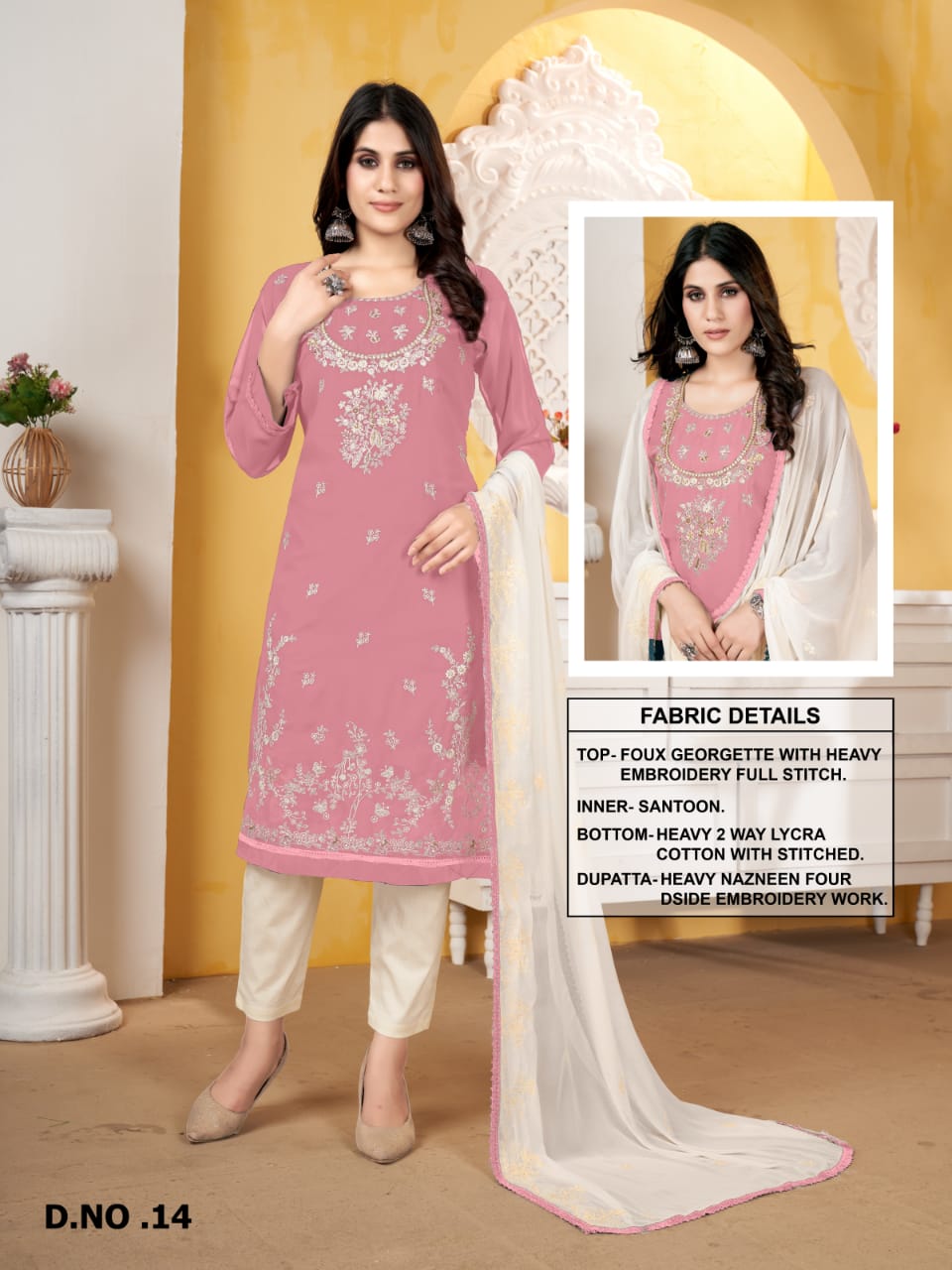 Aarsh Lunching Hit Readymade Design 014 Heavy Georgette Salwar Suit