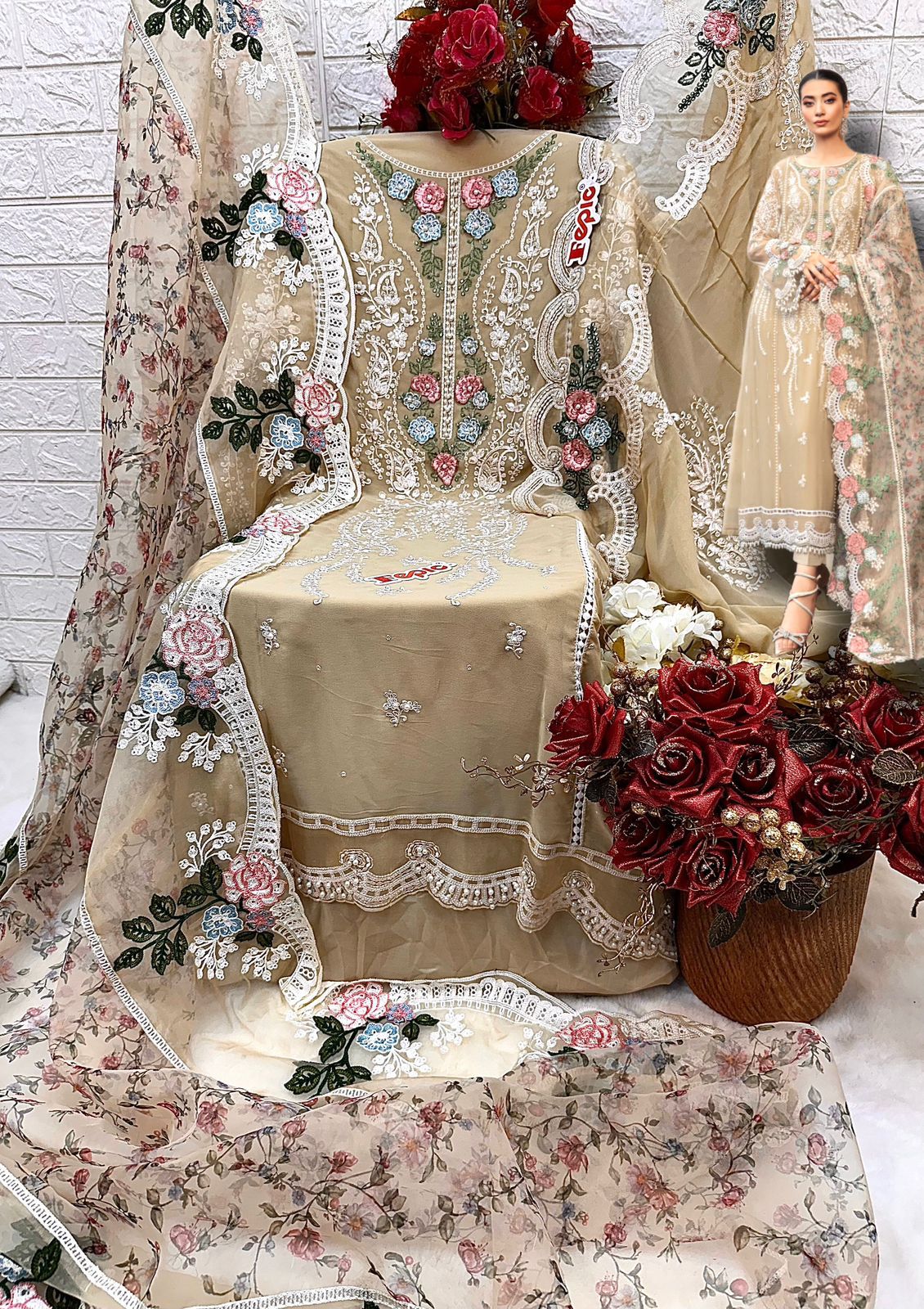 Fepic C 1645 Rosemeen Pakistani Suits