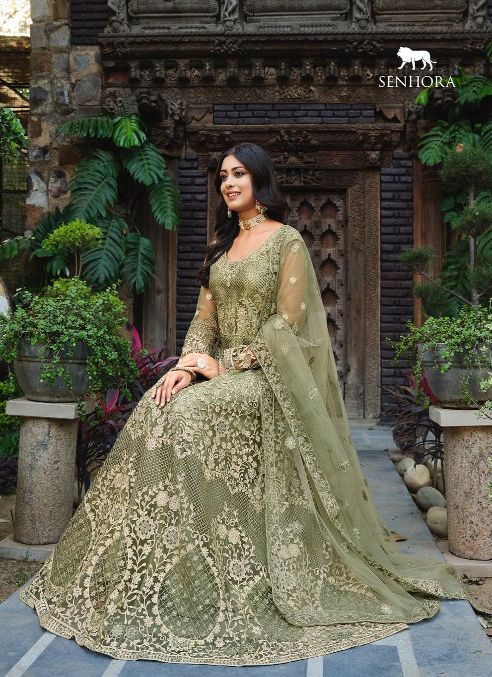 Senhora Amaira Festive Season Exclusive Designer Anarkali Suit Design 2097