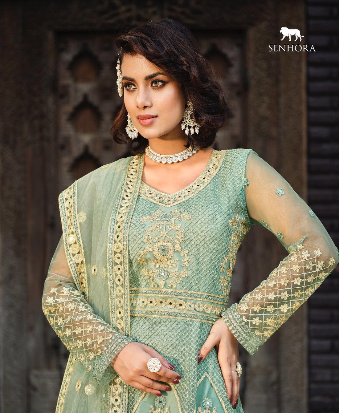 Senhora Amaira Festive Season Exclusive Designer Anarkali Suit Design 2099