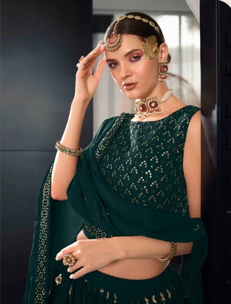 Beautiful Exclusive Bridal Lehenga Choli Bridesmaid Design 2156