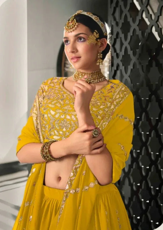 Beautiful Exclusive Bridal Lehenga Choli Bridesmaid Design 2153