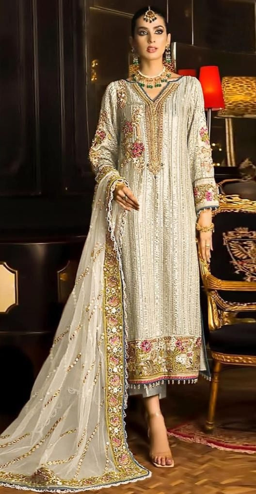 Aarsh Lunching Hit Readymade Design 014 Heavy Georgette Salwar Suit