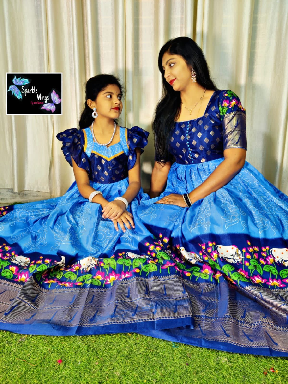 Beautiful Designer Kids Soft Zari Silk Silk Lehenga Choli