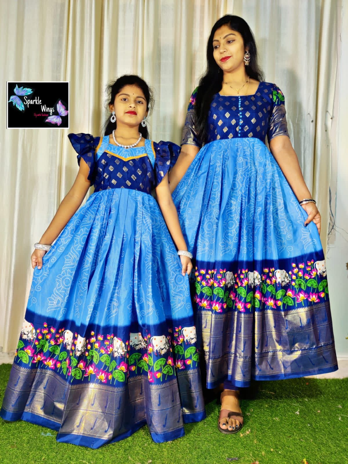 Beautiful Designer Kids Soft Zari Silk Silk Lehenga Choli