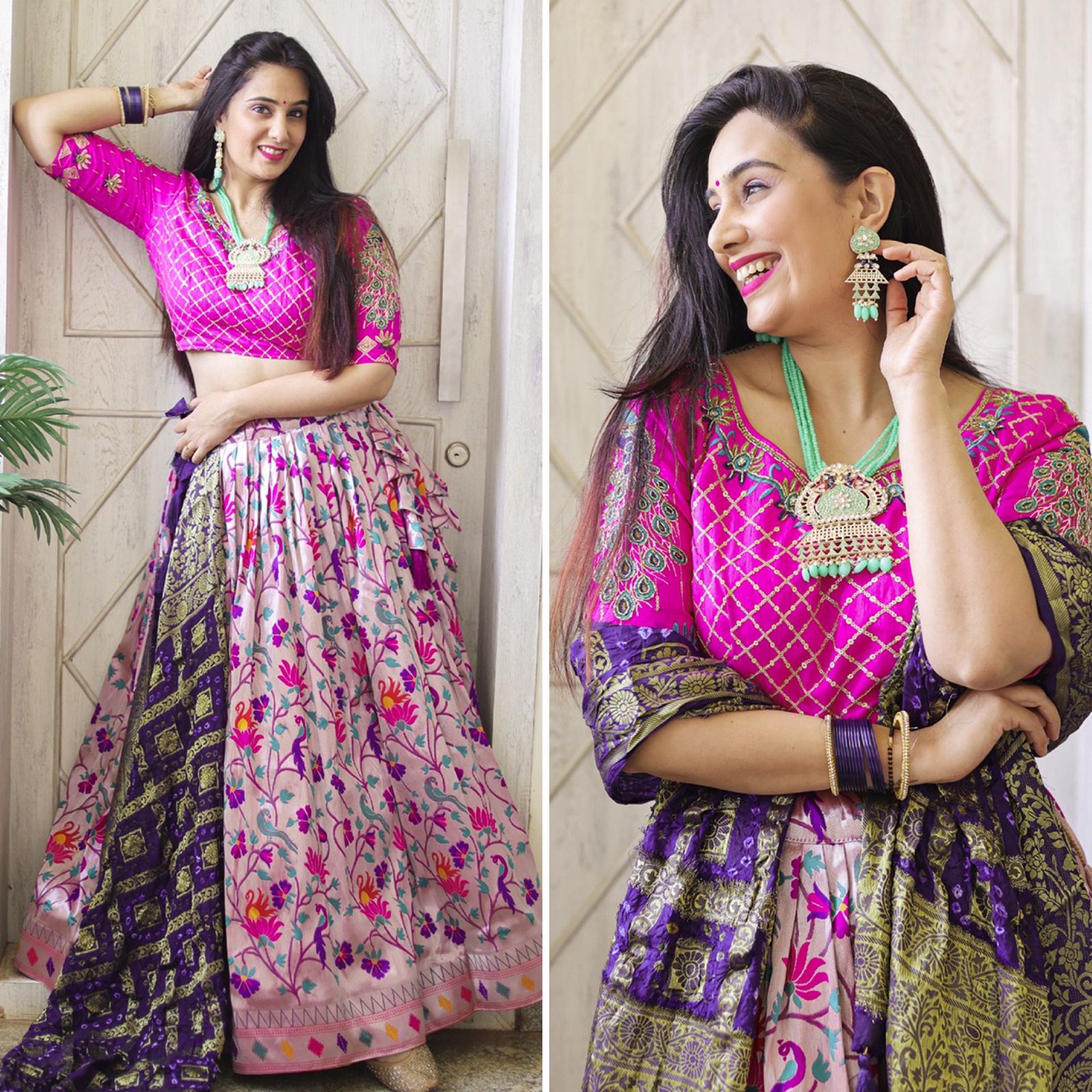 Beautiful Designer Banarasi Paithani Lehenga Choli