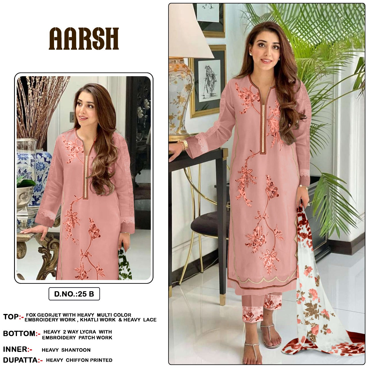 Aarsh Lunching Readymade Pakistani Suit Design 025
