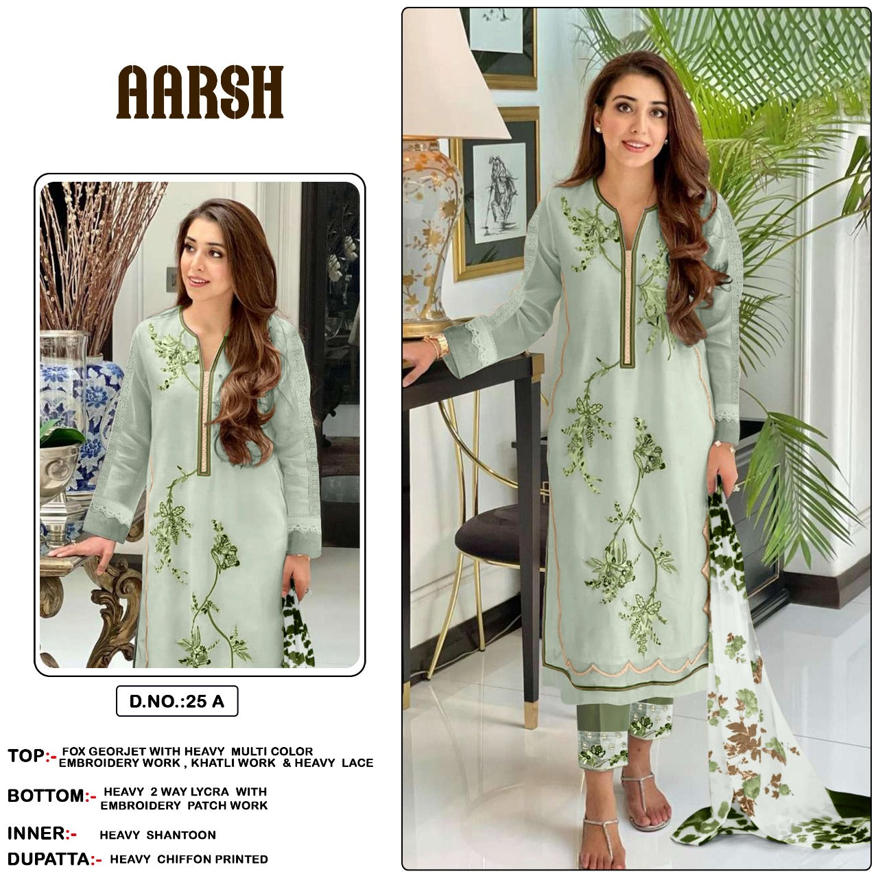 Aarsh Lunching Readymade Pakistani Suit Design 025
