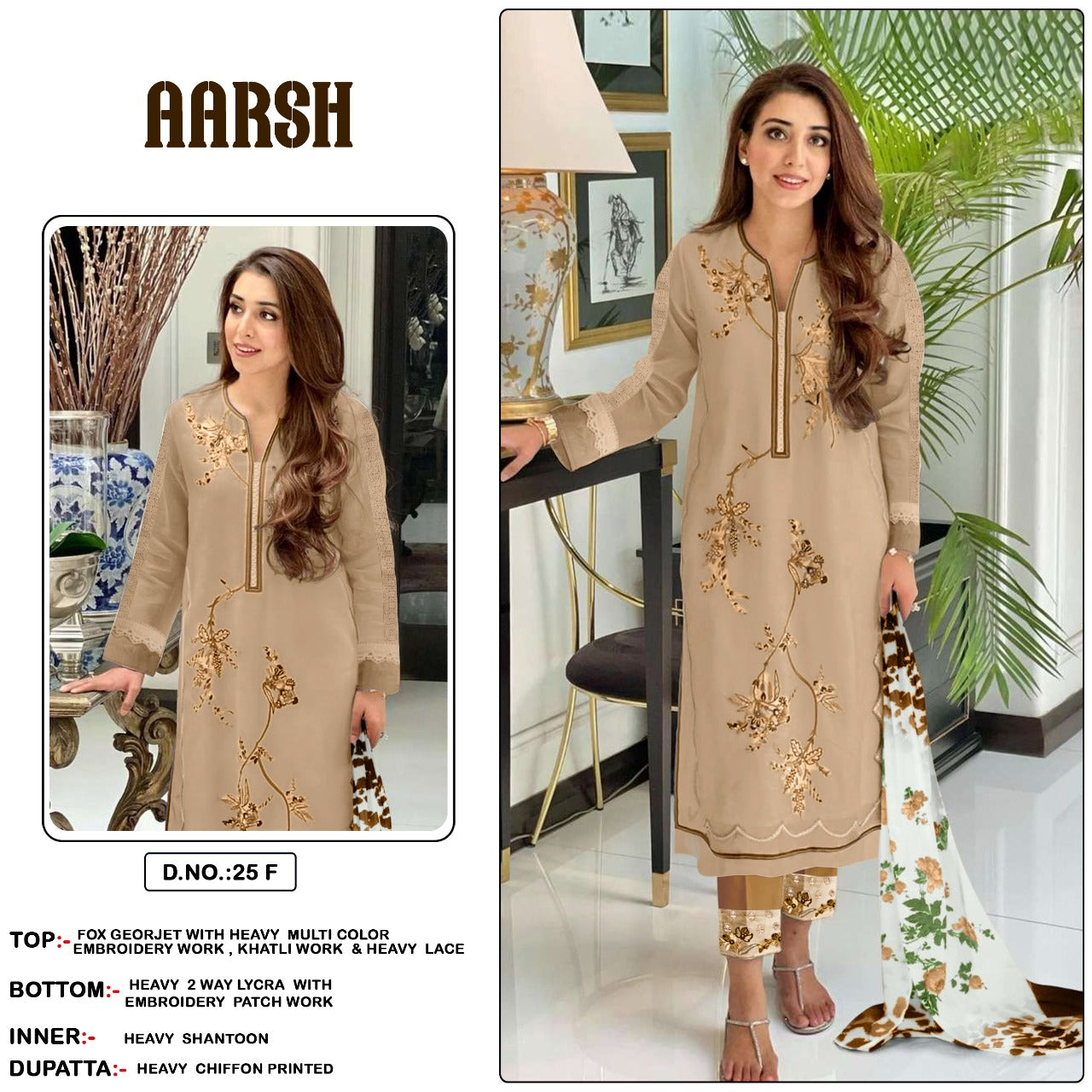 Aarsh Lunching Readymade Pakistani Suit Design 025