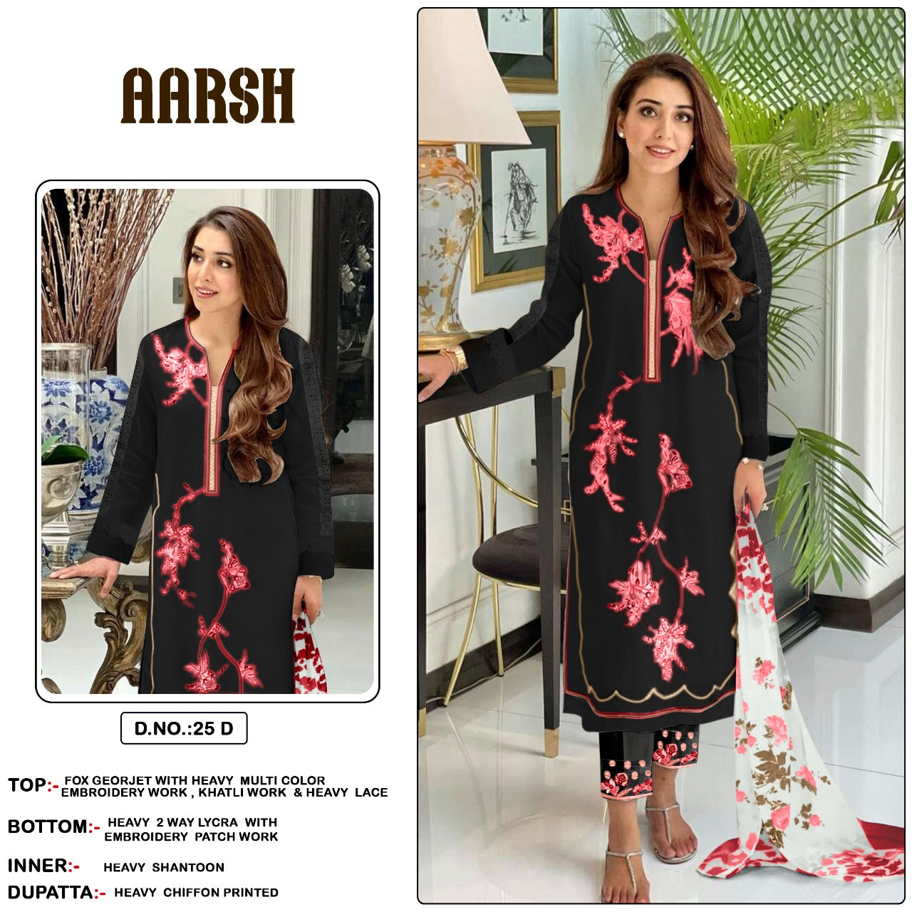 Aarsh Lunching Readymade Pakistani Suit Design 025