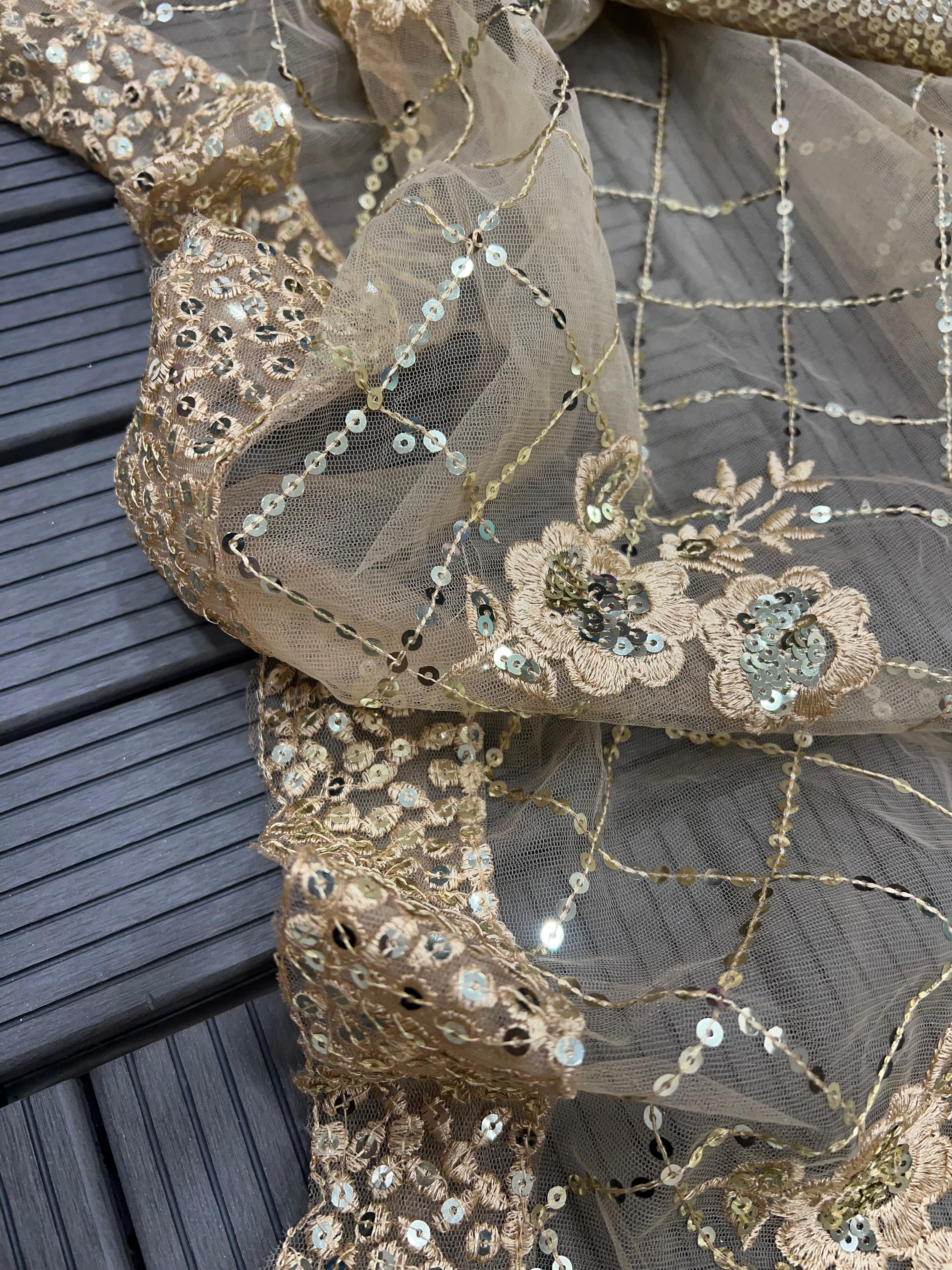 Beautiful Designer Heavy Georgette Exclusive Sequanc Saree Design 5298