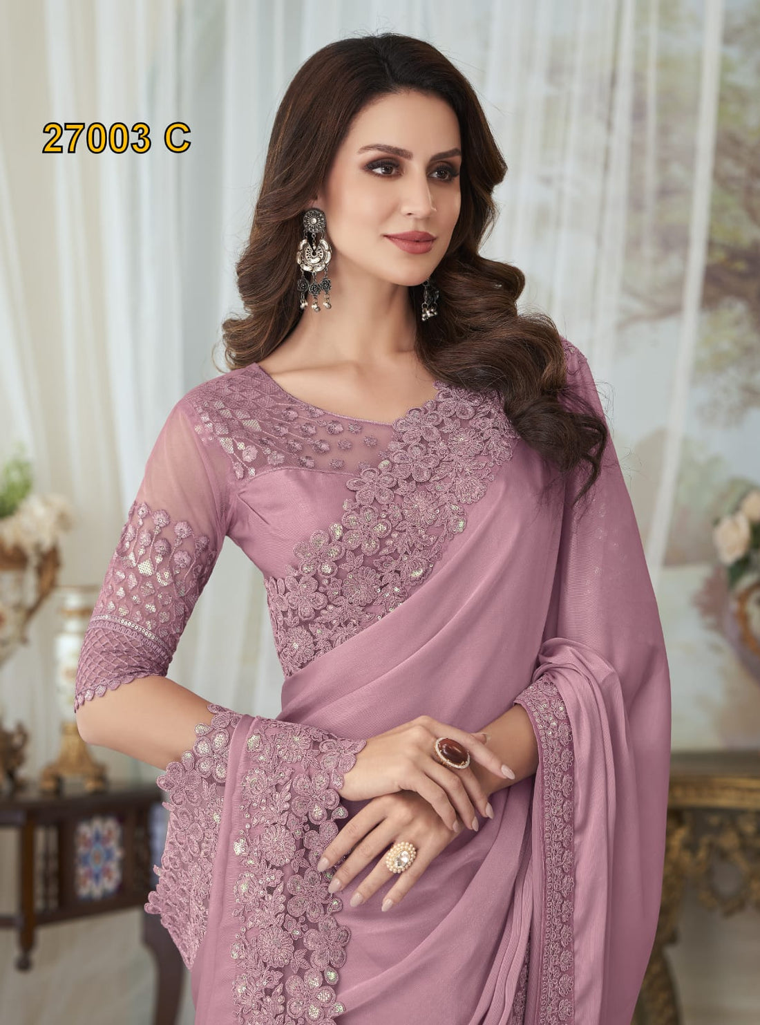 Tfh Silver Screen 27003 Exclusive Designer Saree Collection
