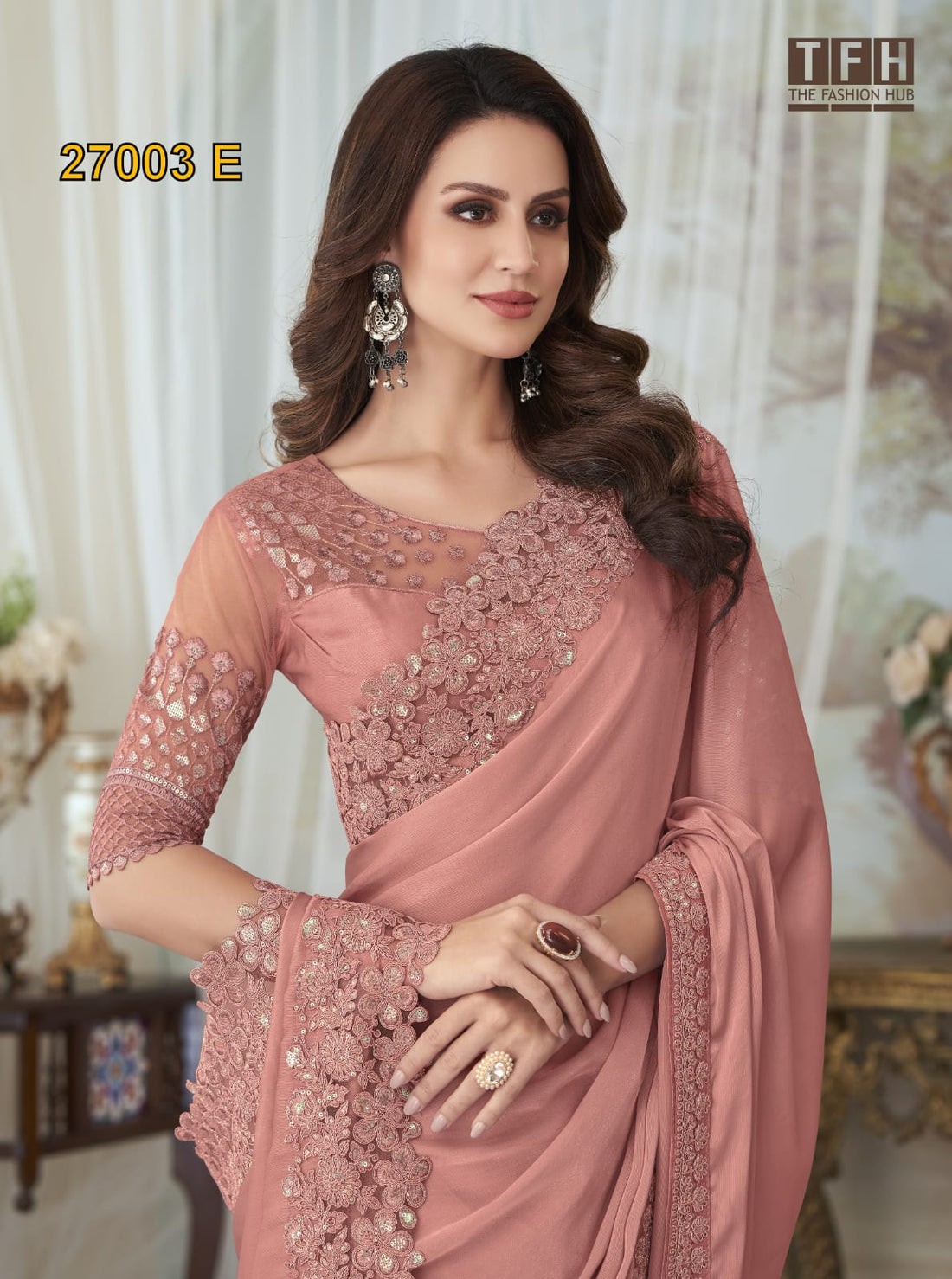 Tfh Silver Screen 27003 Exclusive Designer Saree Collection