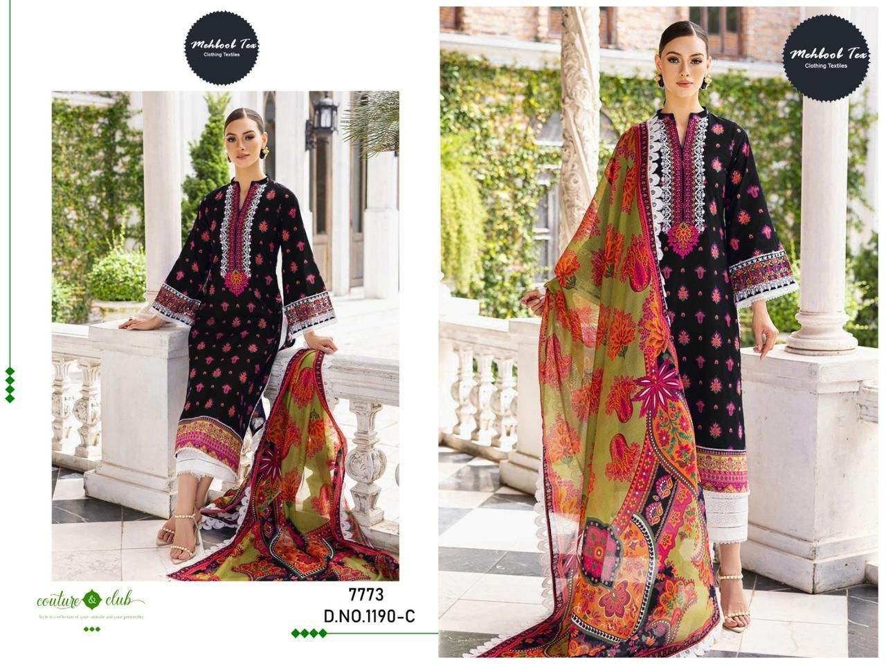 Mehboob 1178 Pure Cotton Print Pakistani Salwar Suit