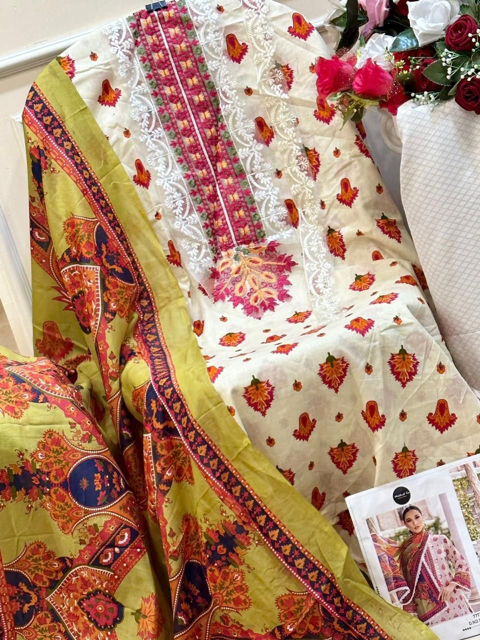 Mehboob 1178 Pure Cotton Print Pakistani Salwar Suit