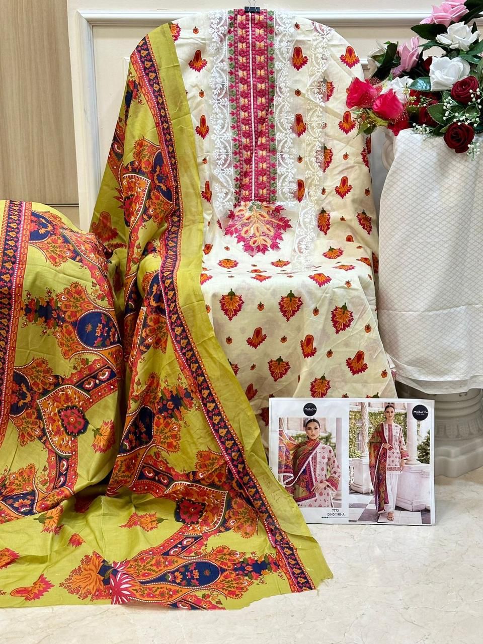 Mehboob 1178 Pure Cotton Print Pakistani Salwar Suit