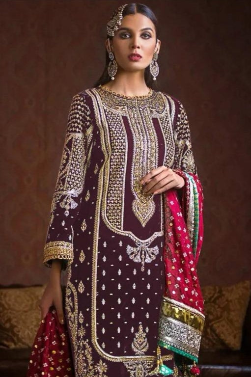Fepic Rosemeen V 17032 Velvet Heavy Embroidered Pakistani Suit