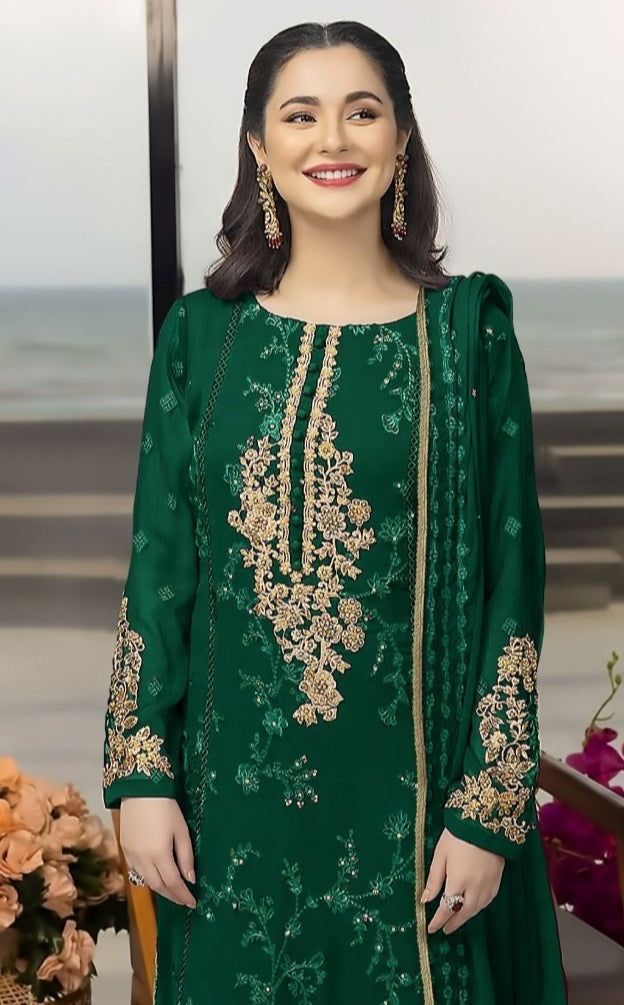 Kross Kulture KK 43 Georgette With Embroidery Fancy Pakistani Suits