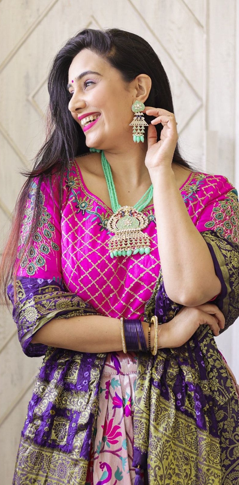 Beautiful Designer Banarasi Paithani Lehenga Choli