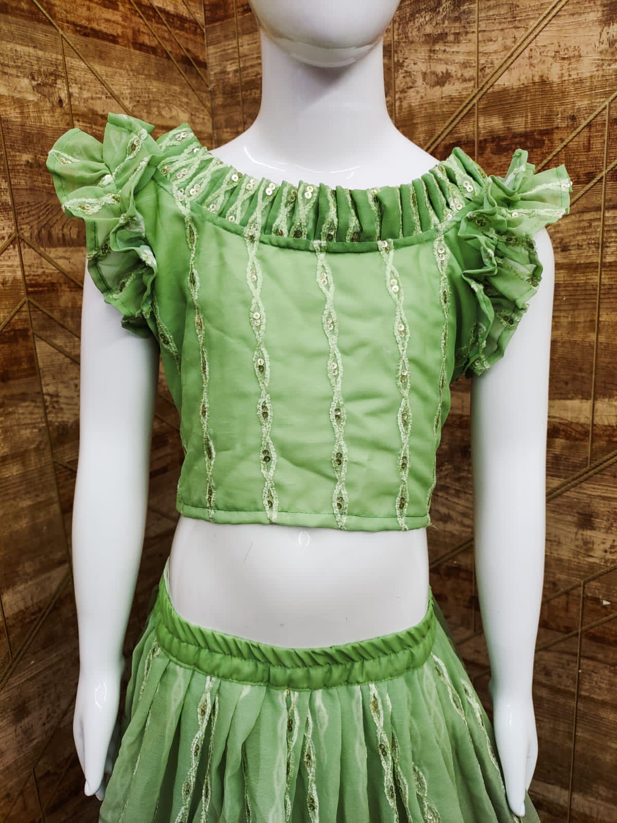 Beautiful Kid's Printed Designer Lehenga Blouse.