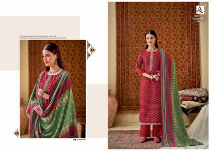 Winter Affair-2 Woolen printed and embroidery Salwar Suits By Alok Suit