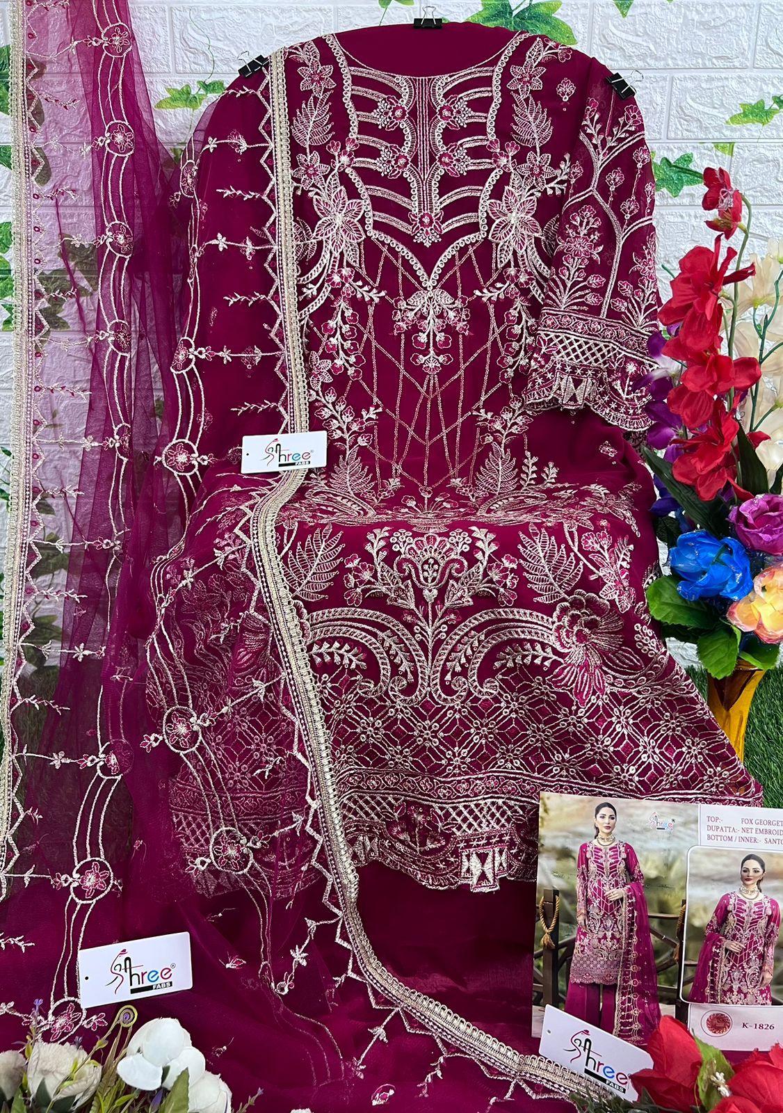 Shree Fabs K 1826 Series Pakistani Suits