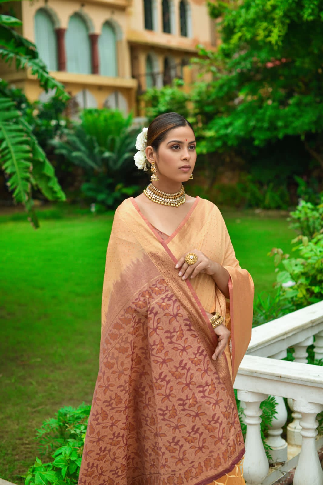 Beautiful Designer Heavy Premium Chanderi Silk Saree