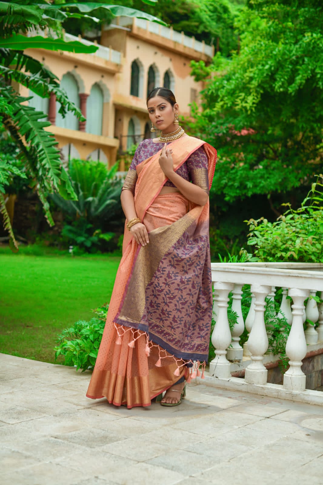 Beautiful Designer Heavy Premium Chanderi Silk Saree