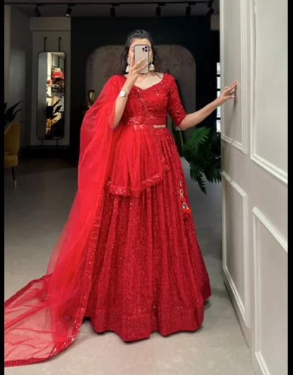 Party Wear Fancy Designer Lehenga Choli D.No 1518 - Anant Tex Exports Private Limited