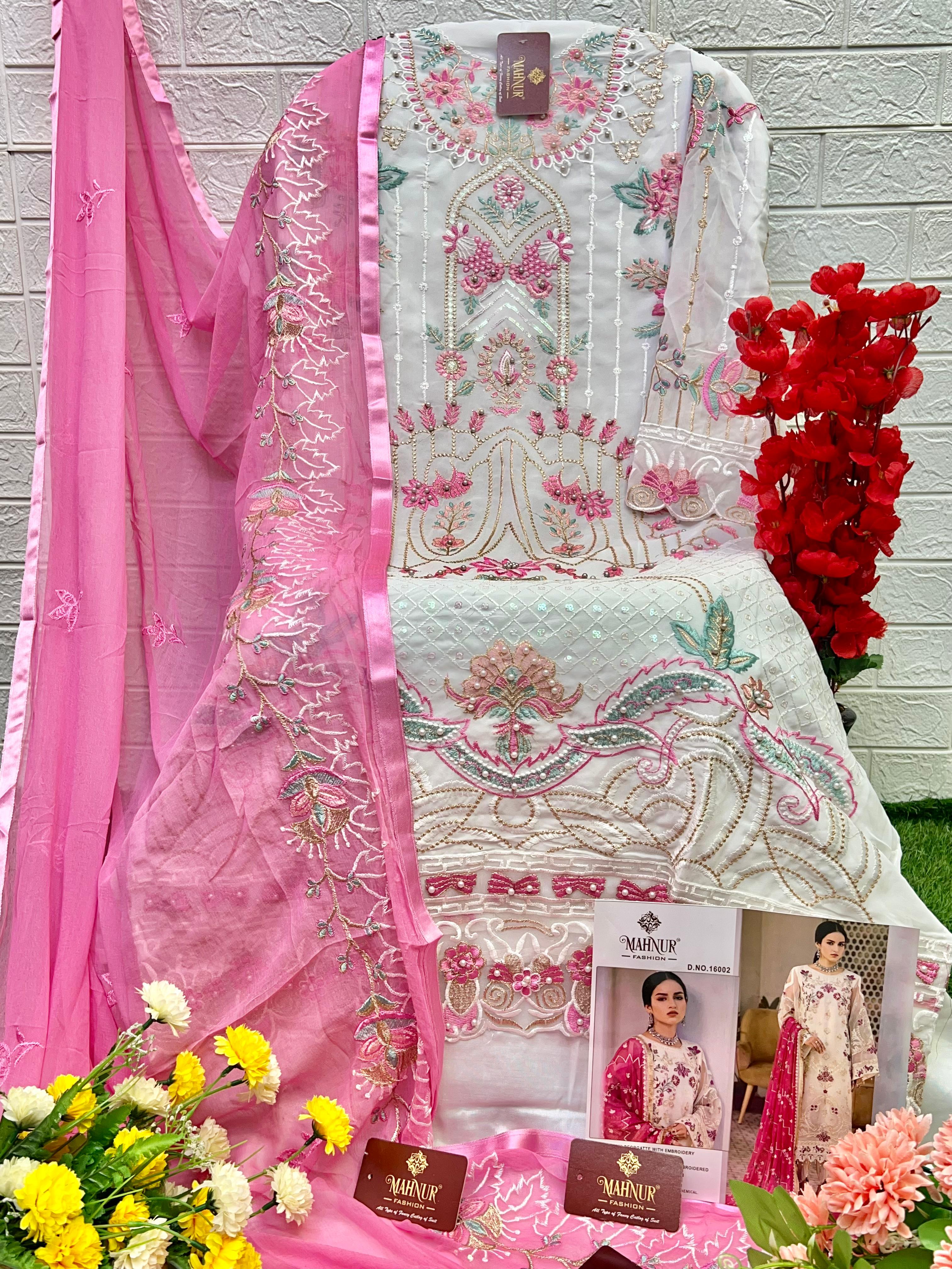 Boutique Designer Mahnur Emaan Pakistani Adeel Premium Collection Vol 16  Salwar Kameez