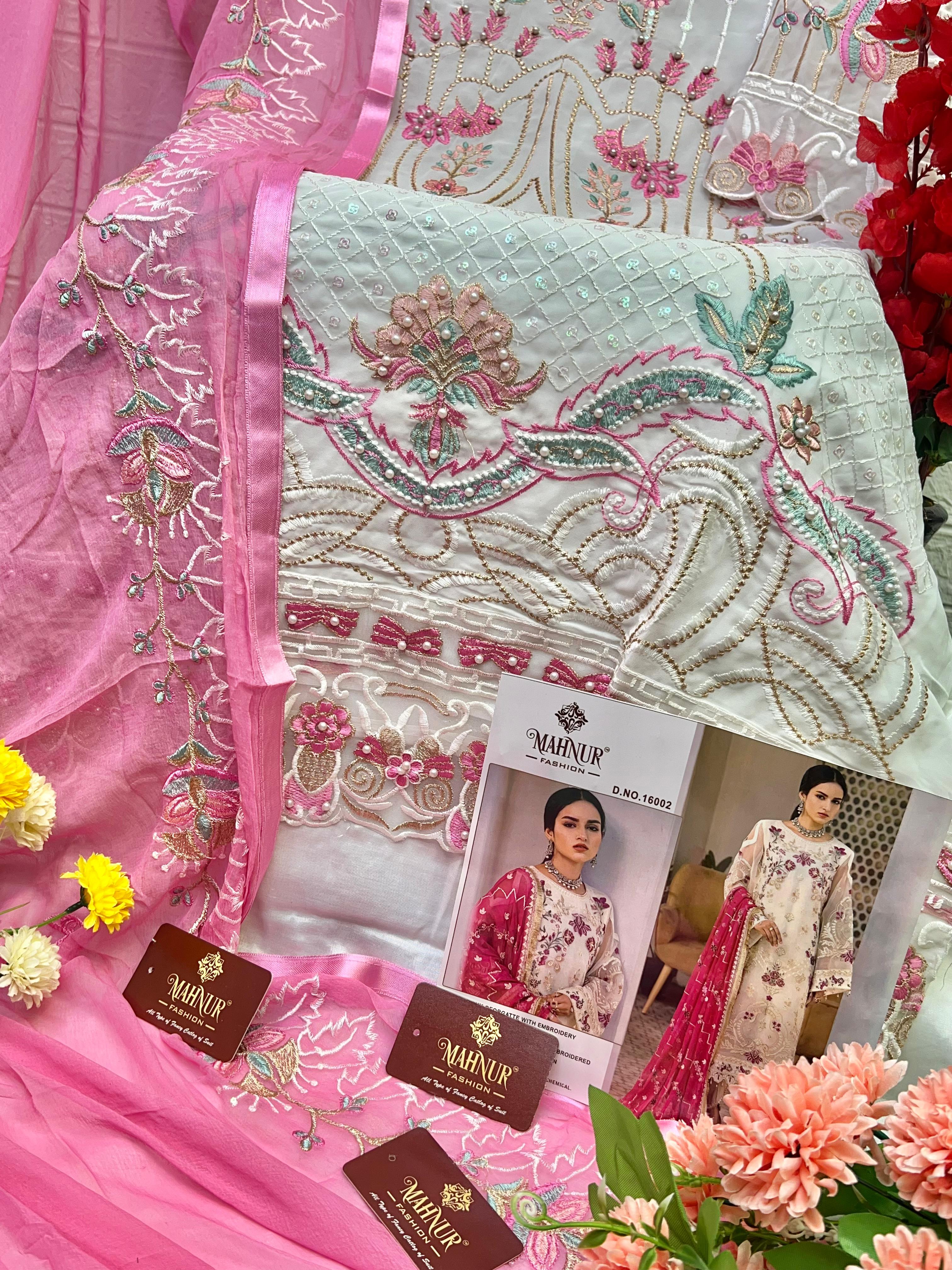 Boutique Designer Mahnur Emaan Pakistani Adeel Premium Collection Vol 16  Salwar Kameez