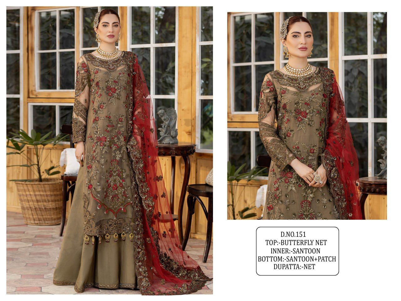 KF - 151 Sequence Embroidery Work Pakistani Suits