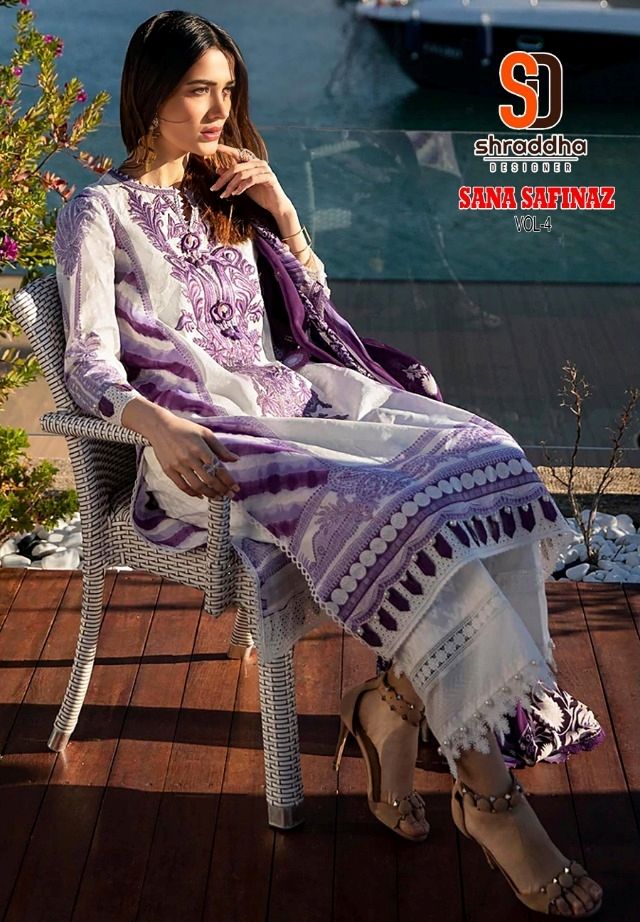 Shraddha Sana Safinaz 2022 Vol 4  Pakistani Suit