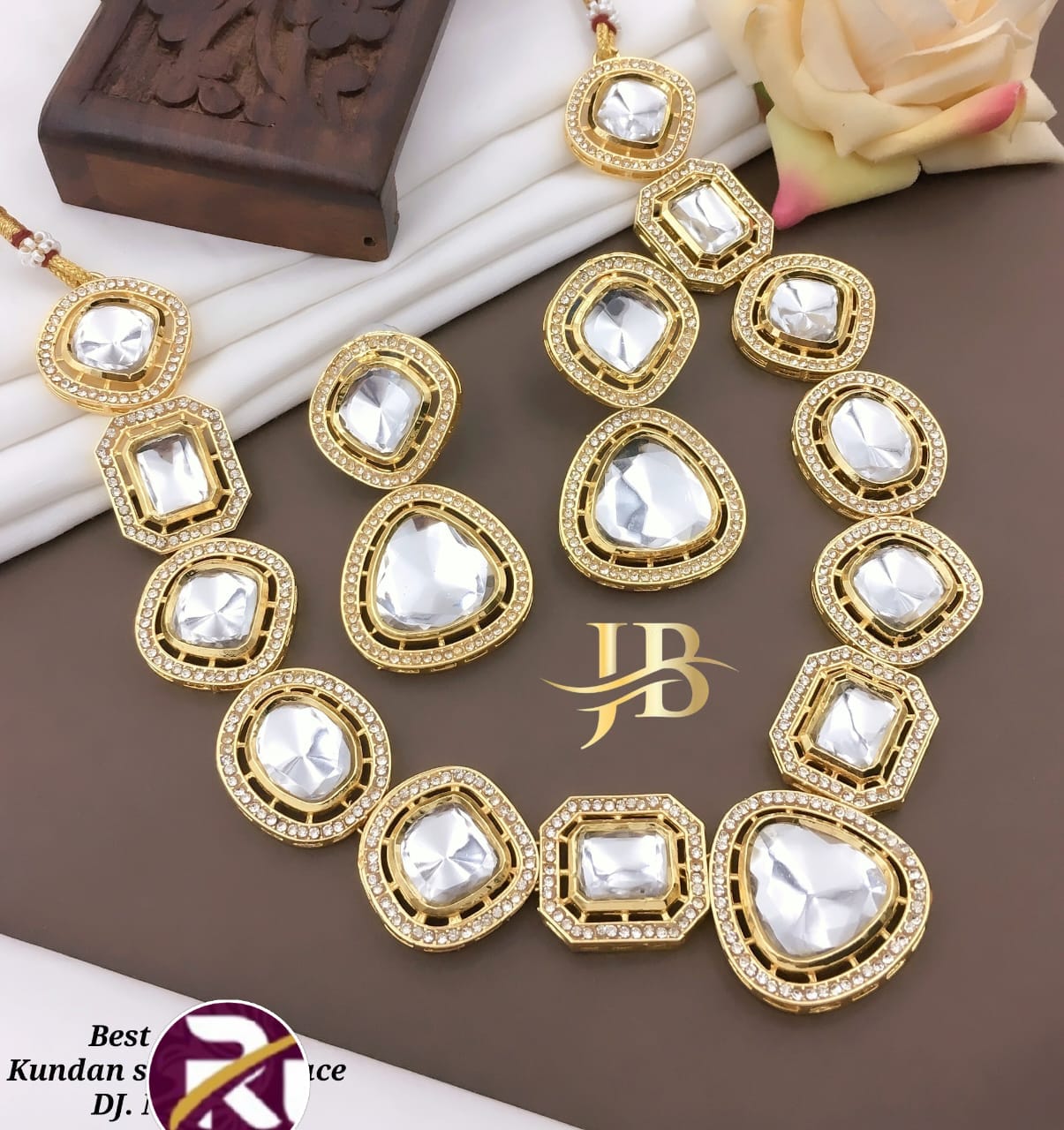 Kundan diamond set on sale