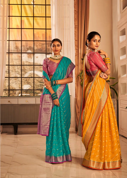 Vaijanti Silk By Rajpath 172001 To 172006 Series Soft Banarasi Silk Sarees